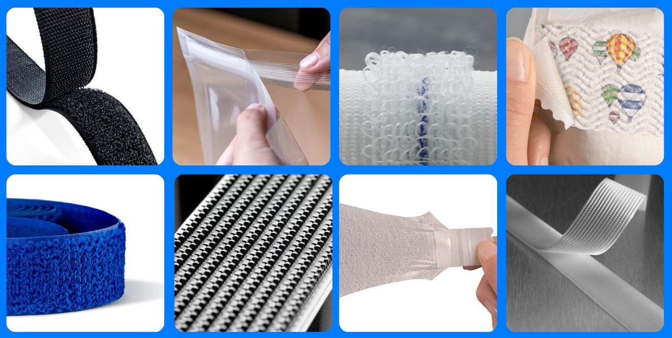 Chiusure a strappo gamma di prodotti APLIX Italia APLAUS SRL